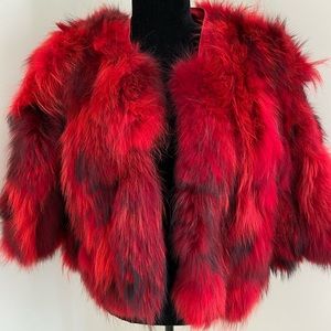 Red Fox Fur Coat